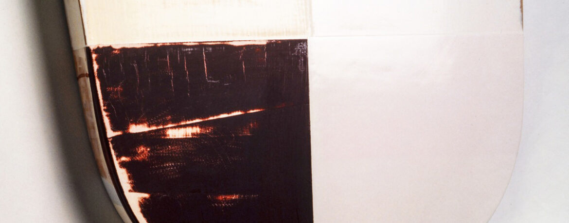 "Segment", Acrylfarbe, Holz, 50x45x7cm, 1995