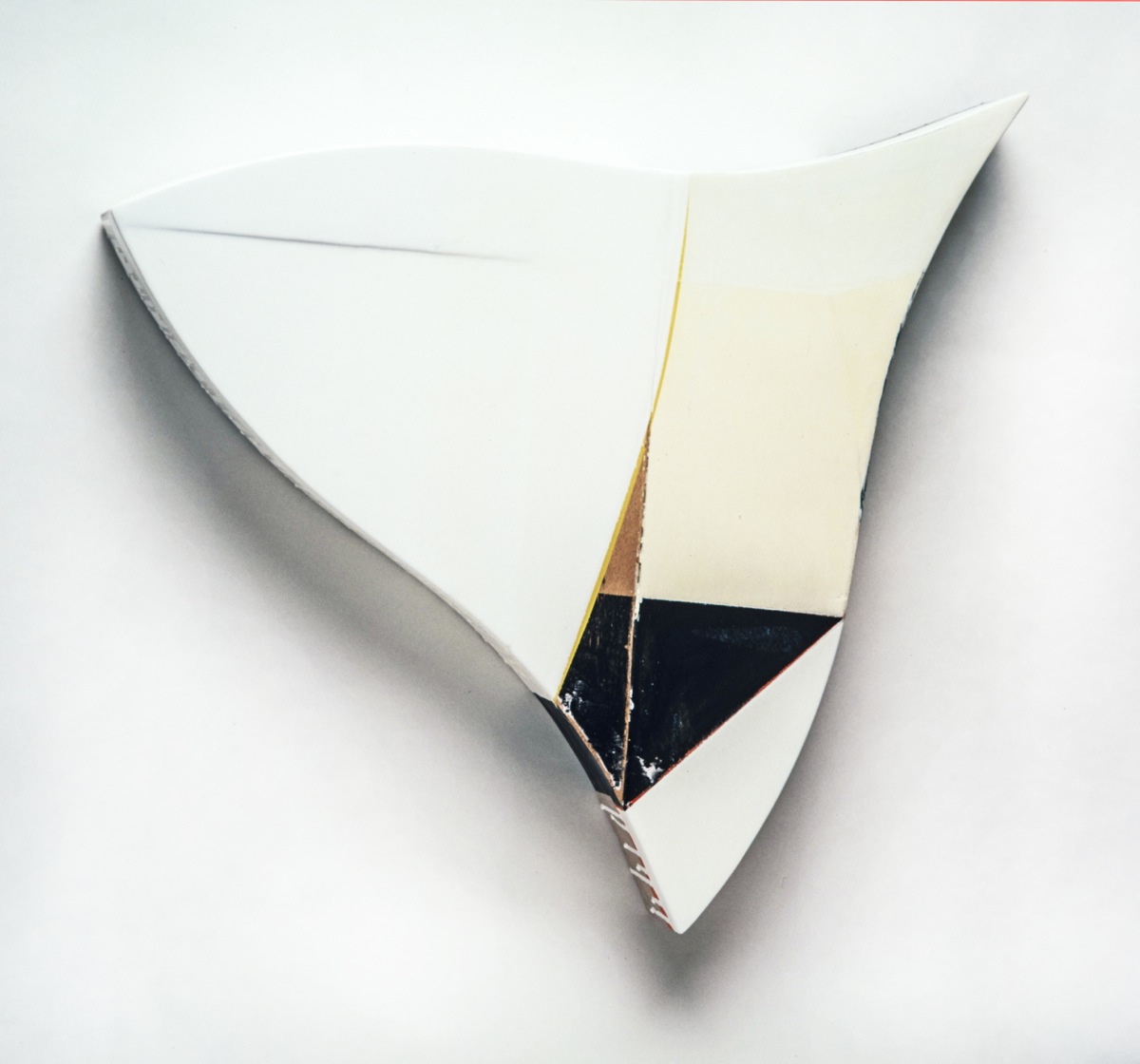 "Triangel Schwarz", 45x45x10cm, Acrylfarbe,Holz, 1997