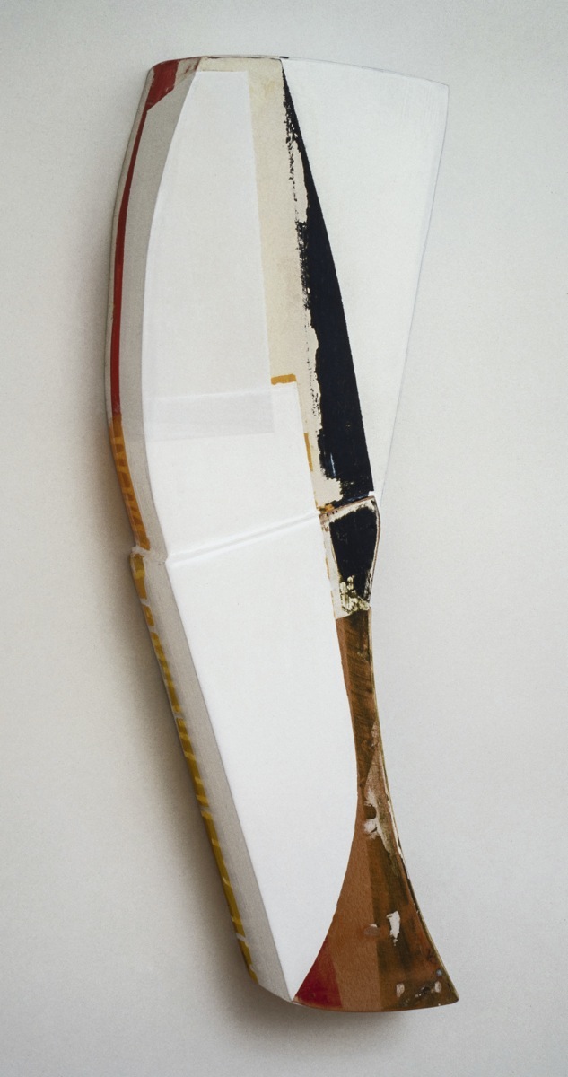 "Wood white", Acrylfarbe,Holz, 1997