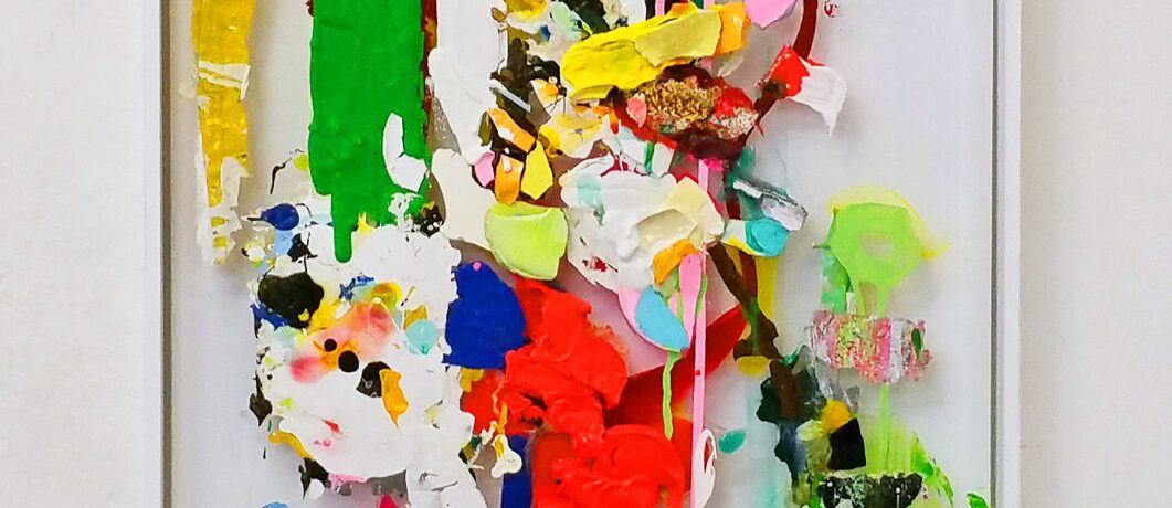 "Bunch of Colors", 2019, 54x54x5 cm,Acryl, Plexi, Holz