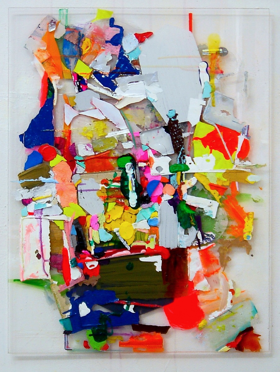 "Bunch", 73x55 cm, Acryl, Plexi, 2011