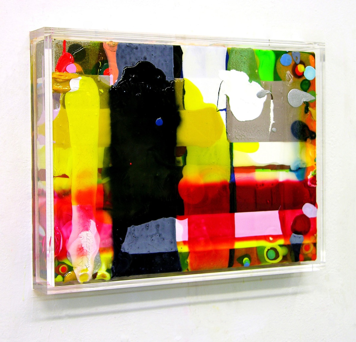 "Temperatur", 2007, 33x43x5 cm, Plexi, Acryl, LW