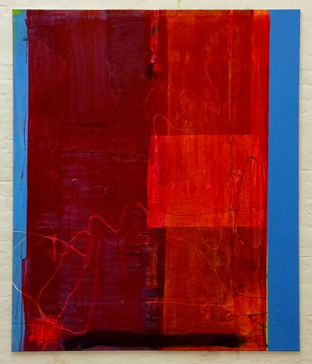 "Traum", 180x150 cm, Jute, Baumwolle, Acryl, 2015