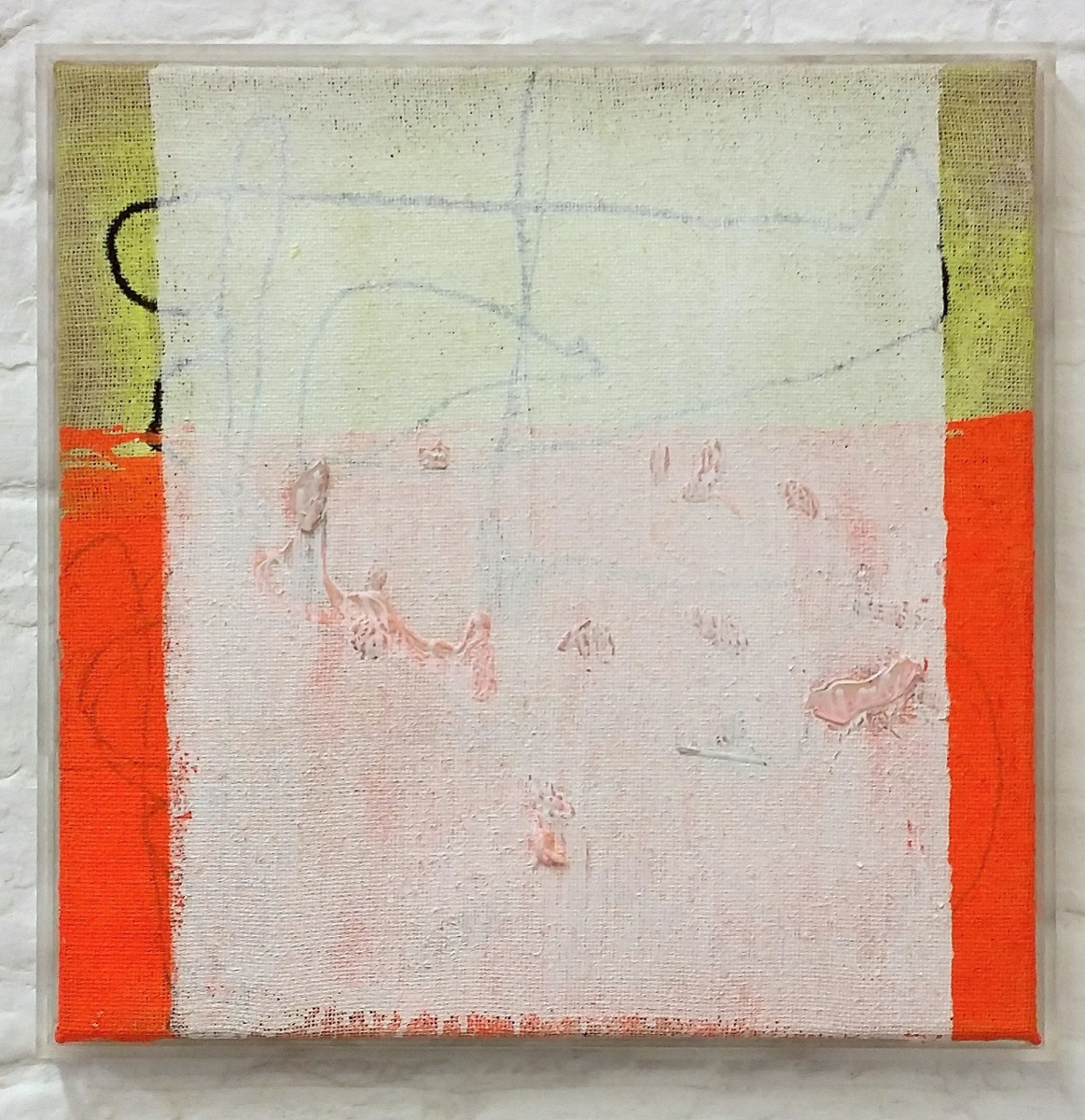 "Einsicht", 53x53 cm, Acryl, Plexi, 2015