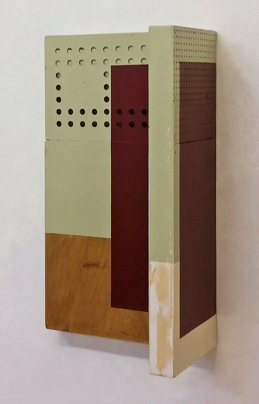 "Schutzraum", Acrylfarbe, Sperrholz, Holz, 2015