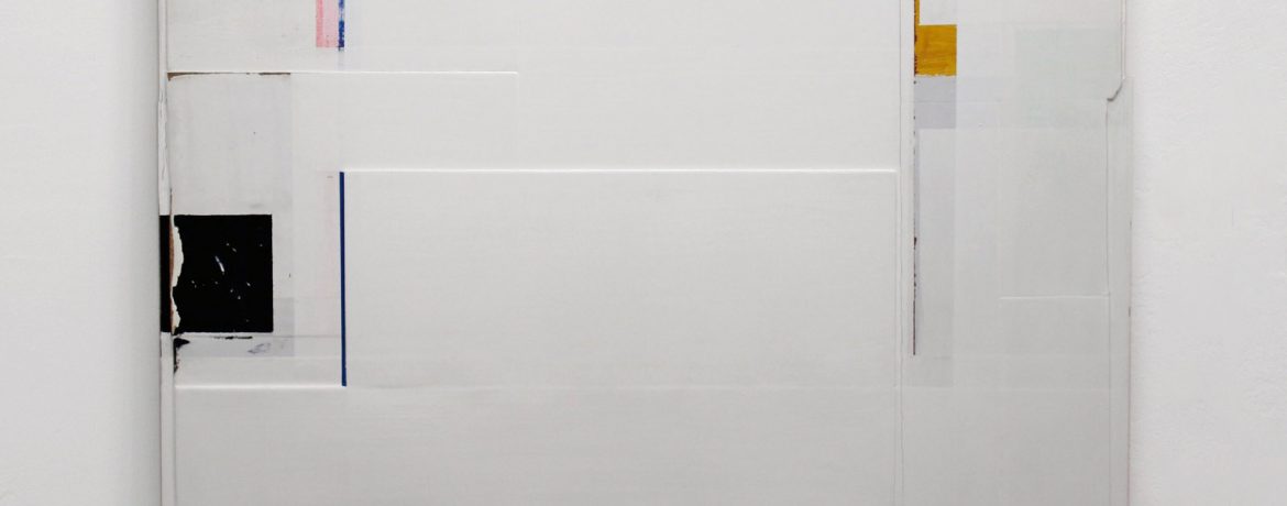 O.T., 100x110x5,5 cm, Acryllack, Holz, 1996