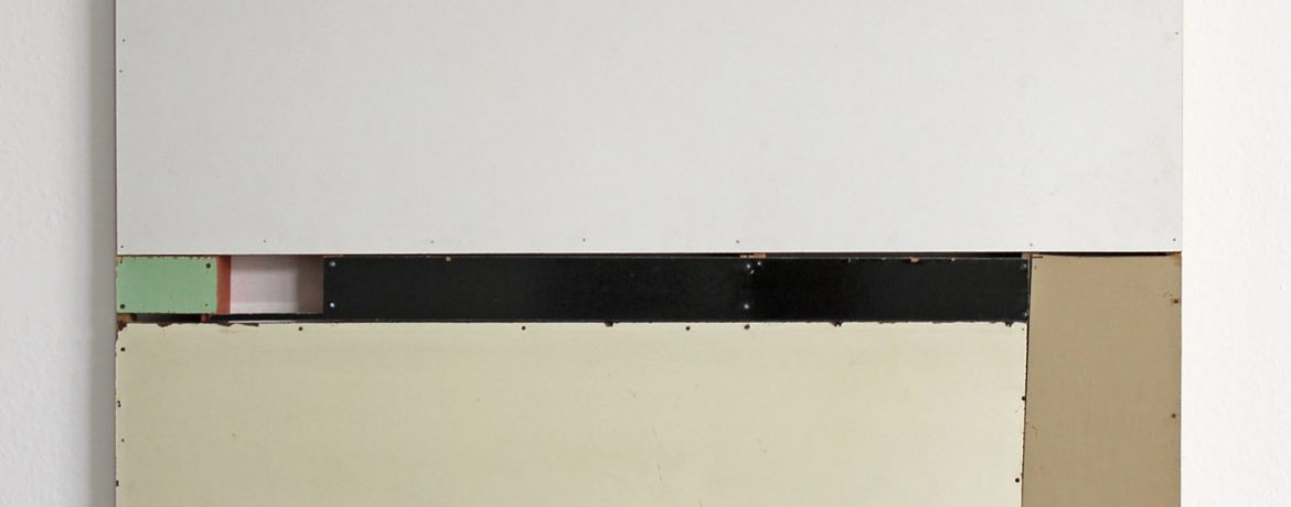 "Organkammer", 100x113x7 cm, div.Faserplatten, Holz, 1992