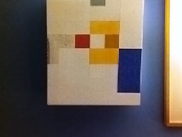 "Kunst ist kostbar I", 40x30x21 cm, Acrylfarbe, Holz, 1991 (Privatsammlung Harlem ND)