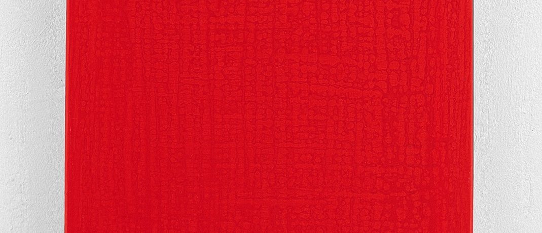 "Red Roaster", 80x60 cm, Acrylfarbe, Leinwand, 2001