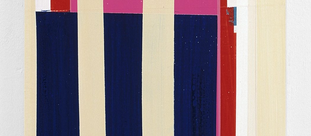 "Color behind", 50x90 cm, Acrylfarbe, Leinwand, 2001