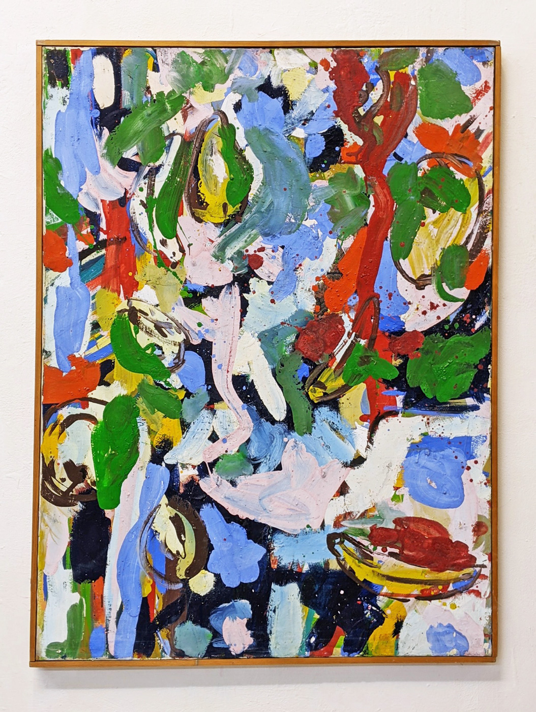 "Herbst", 100 x 74 cm, Acrylbinder, Pigmente, 1984